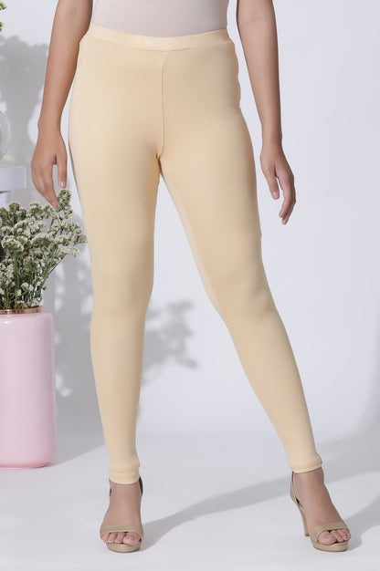 Peach Ankle Length Tights