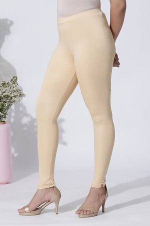 Peach Ankle Length Tights