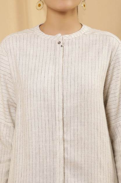 Off-White Striped Yarn Dyed Shirt Kurta