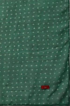 Green Geometrical Printed Dupatta - wforwoman