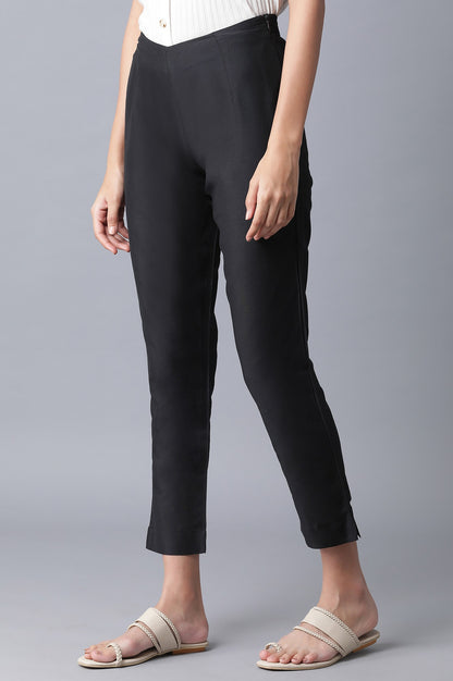 Beige And Black Slim Pants Combo - wforwoman