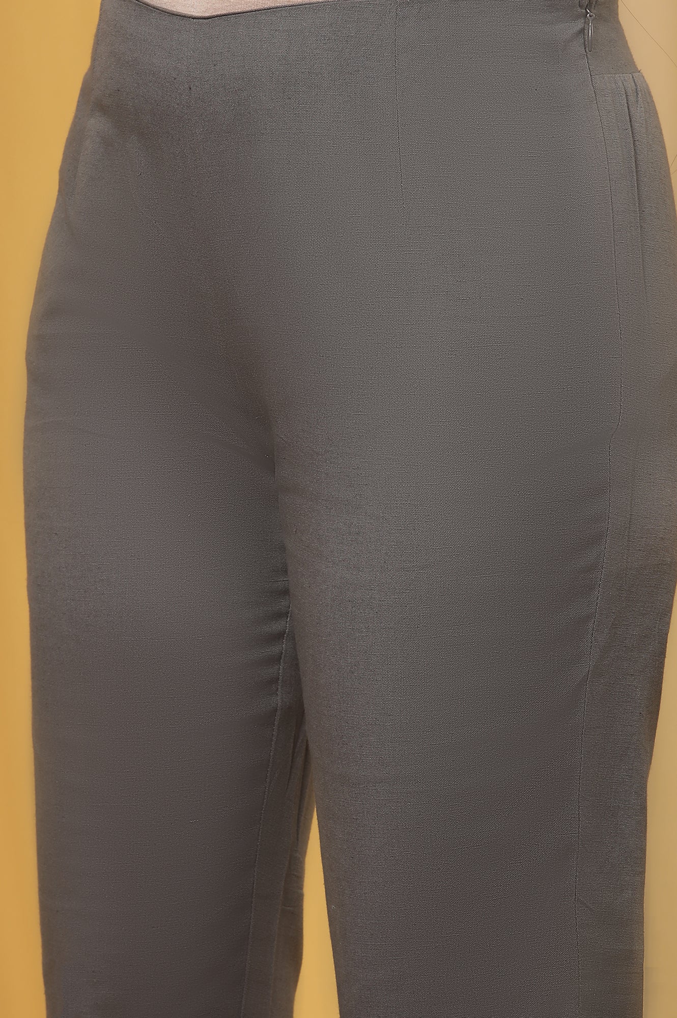 White Straight Printed Kurta And Pants Set