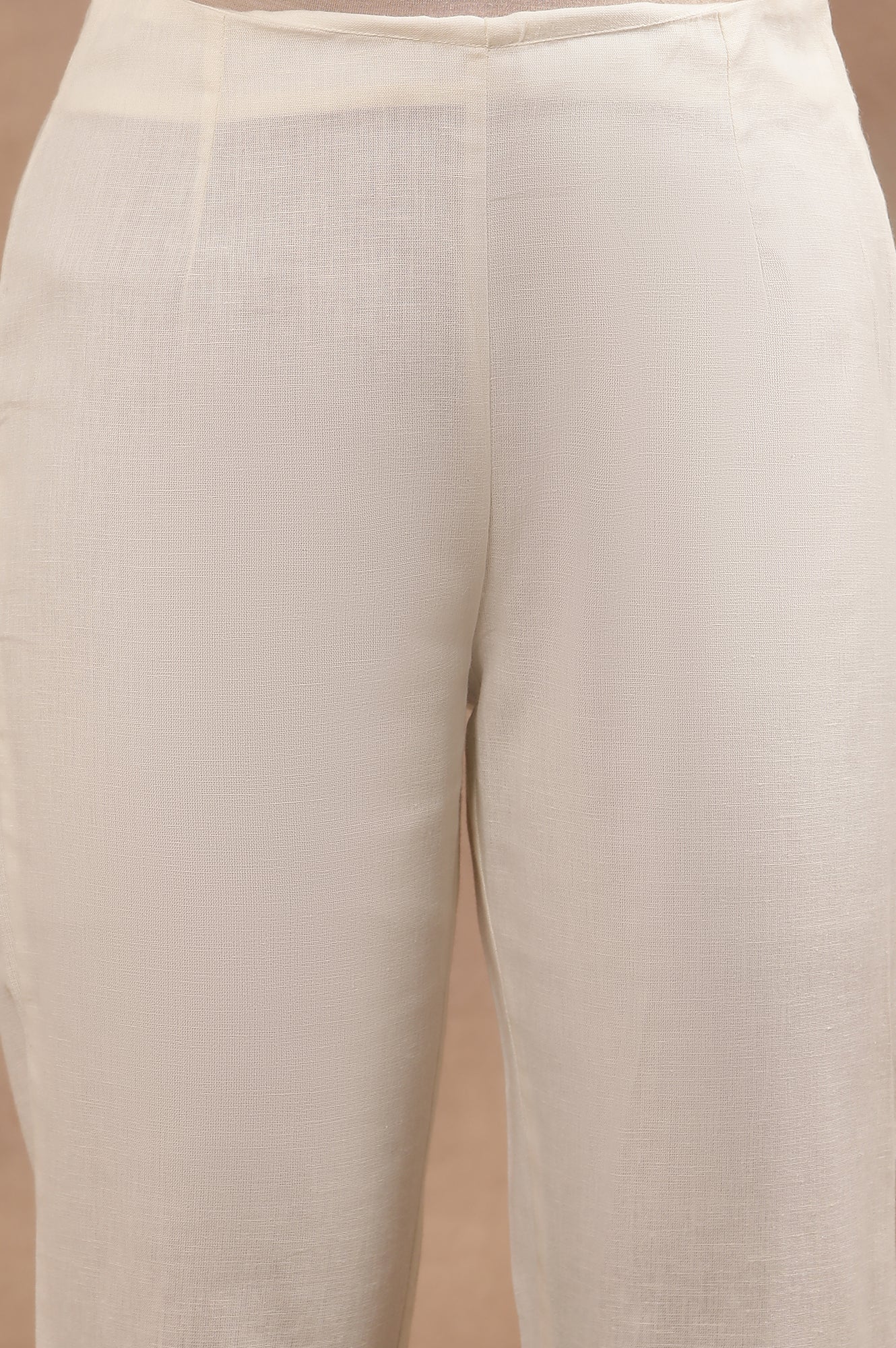 Grey Printed Mandarin Collar Kurta And Pants Set
