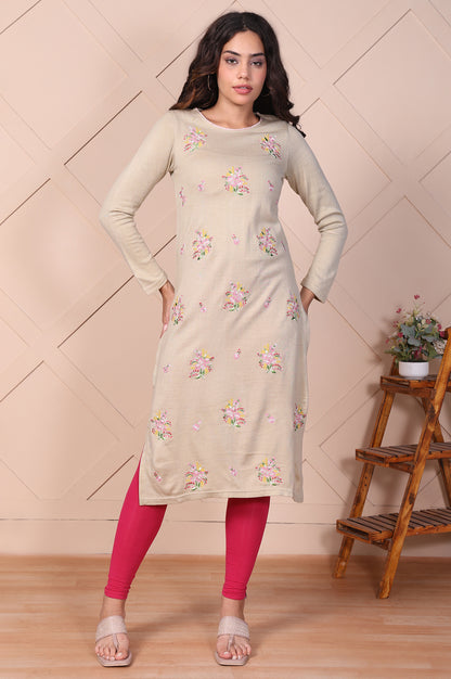 Pink Solid Ankle-Length Cotton Leggings