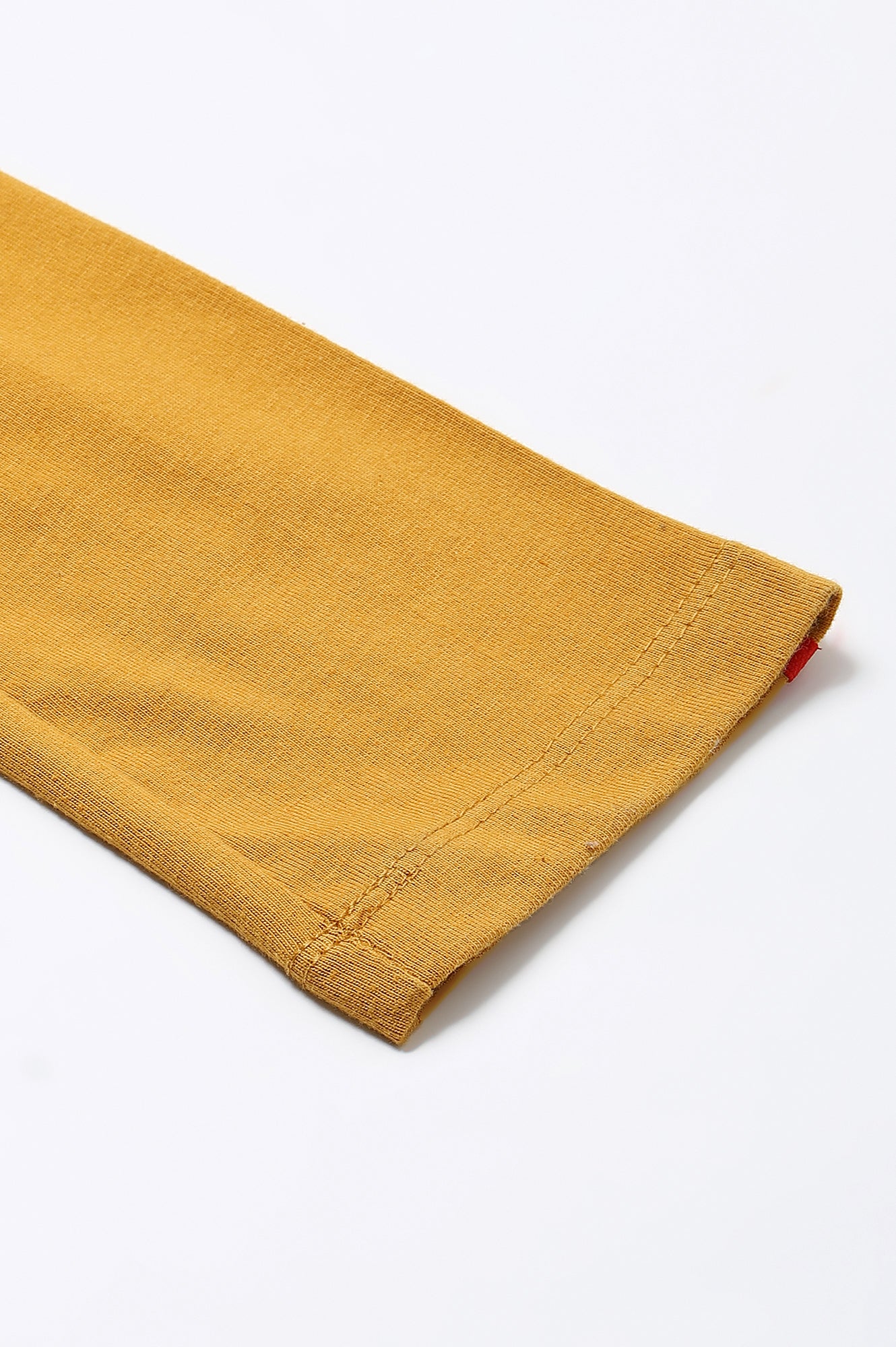 Mustard Knitted Churidar