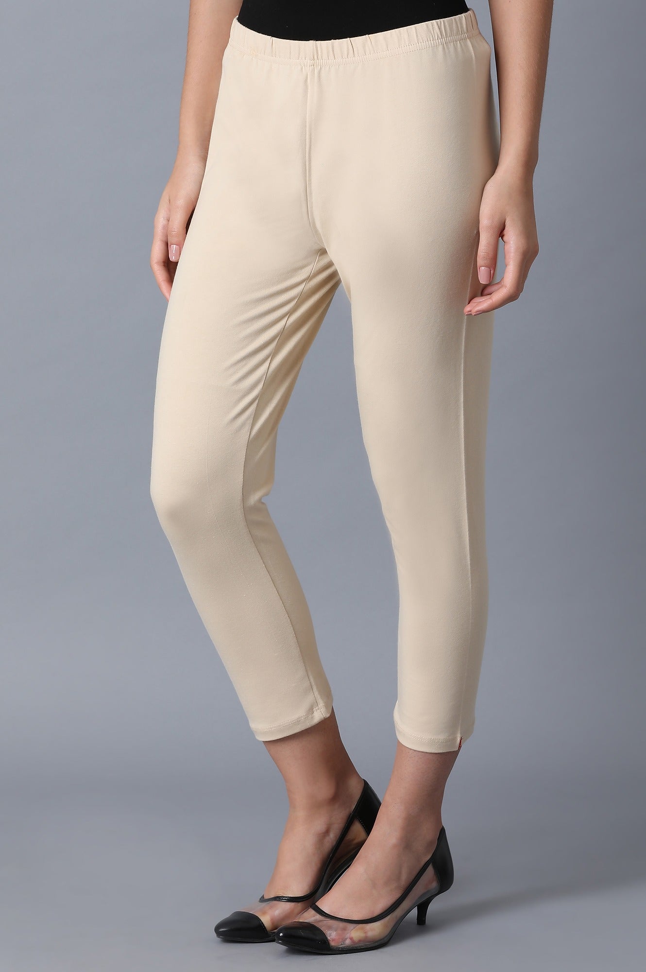 Beige Leggings