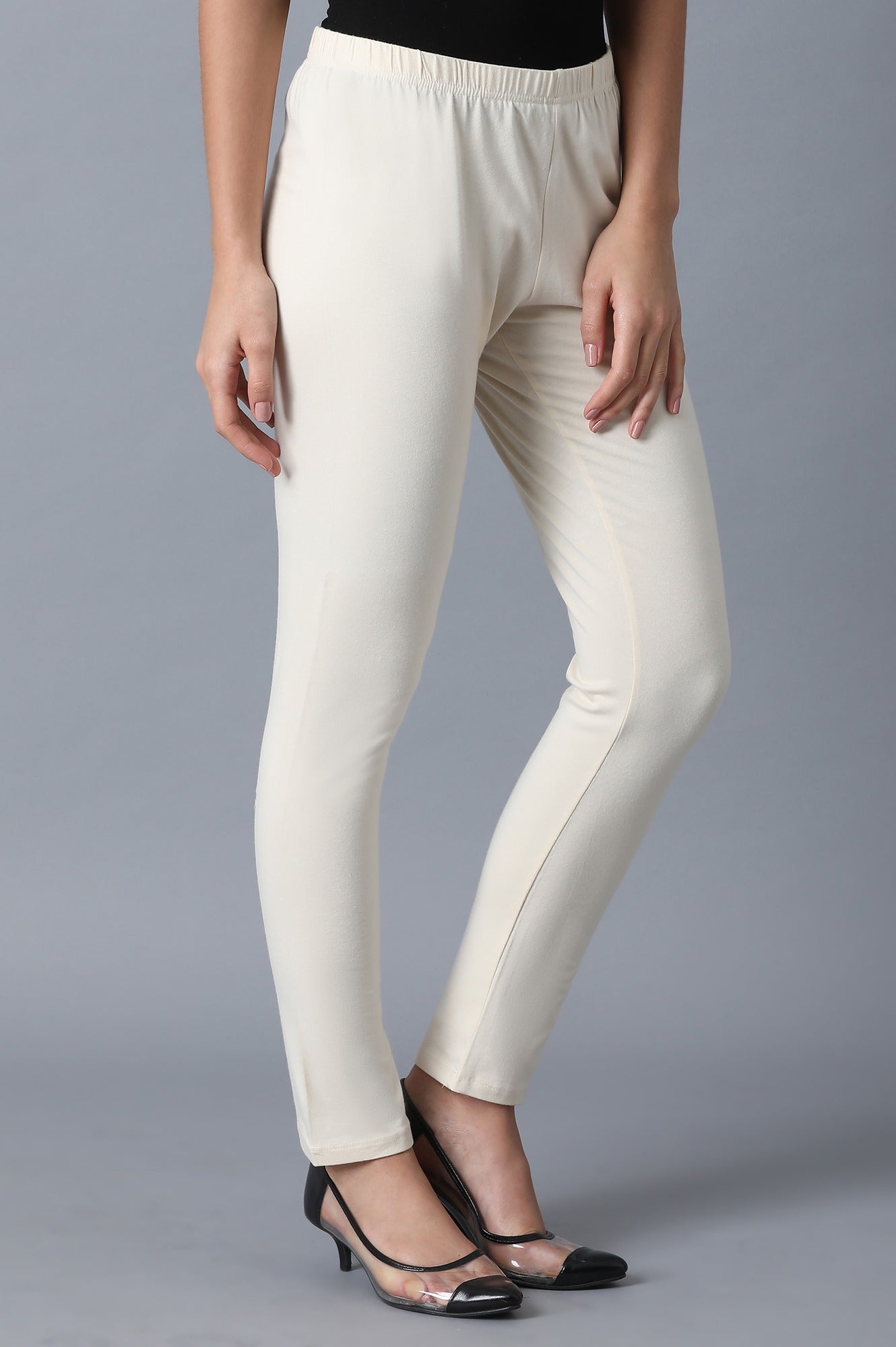 Cream Leggings