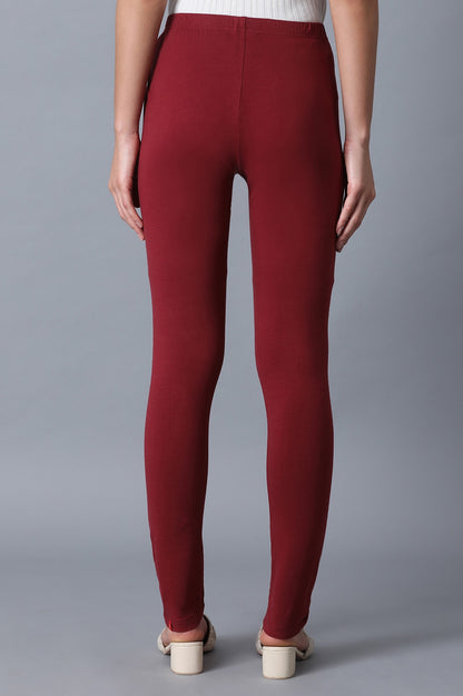 Maroon Leggings