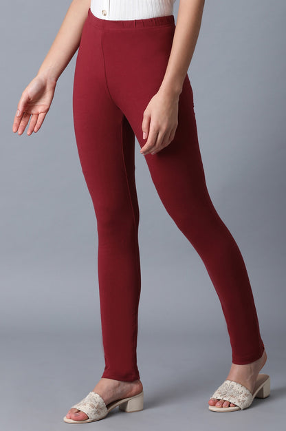 Maroon Leggings