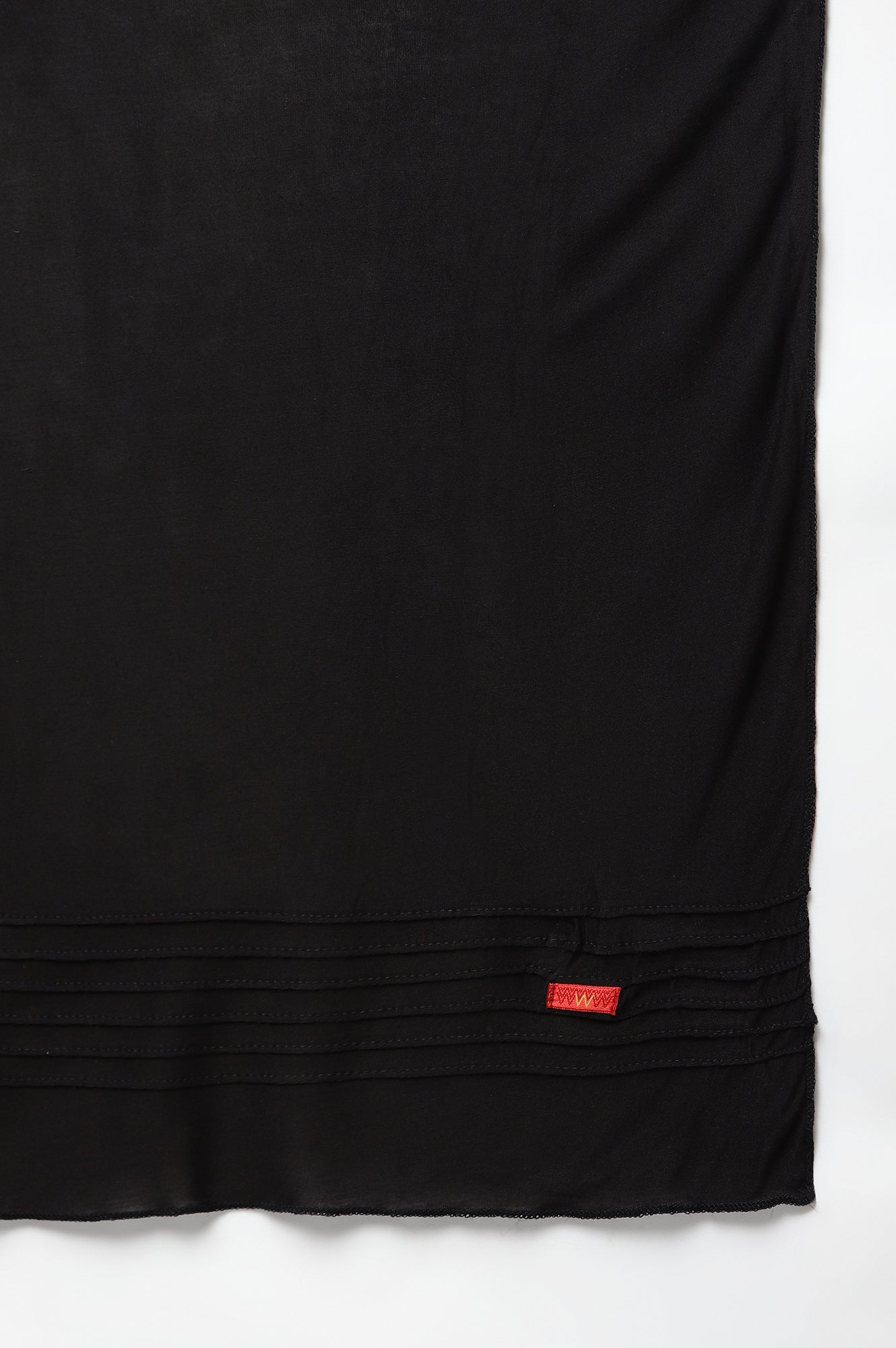 Black Pintuck Dupatta