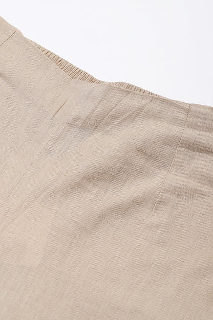 Beige Slim Pants