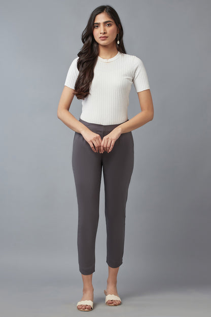 Women Grey Slim Pants