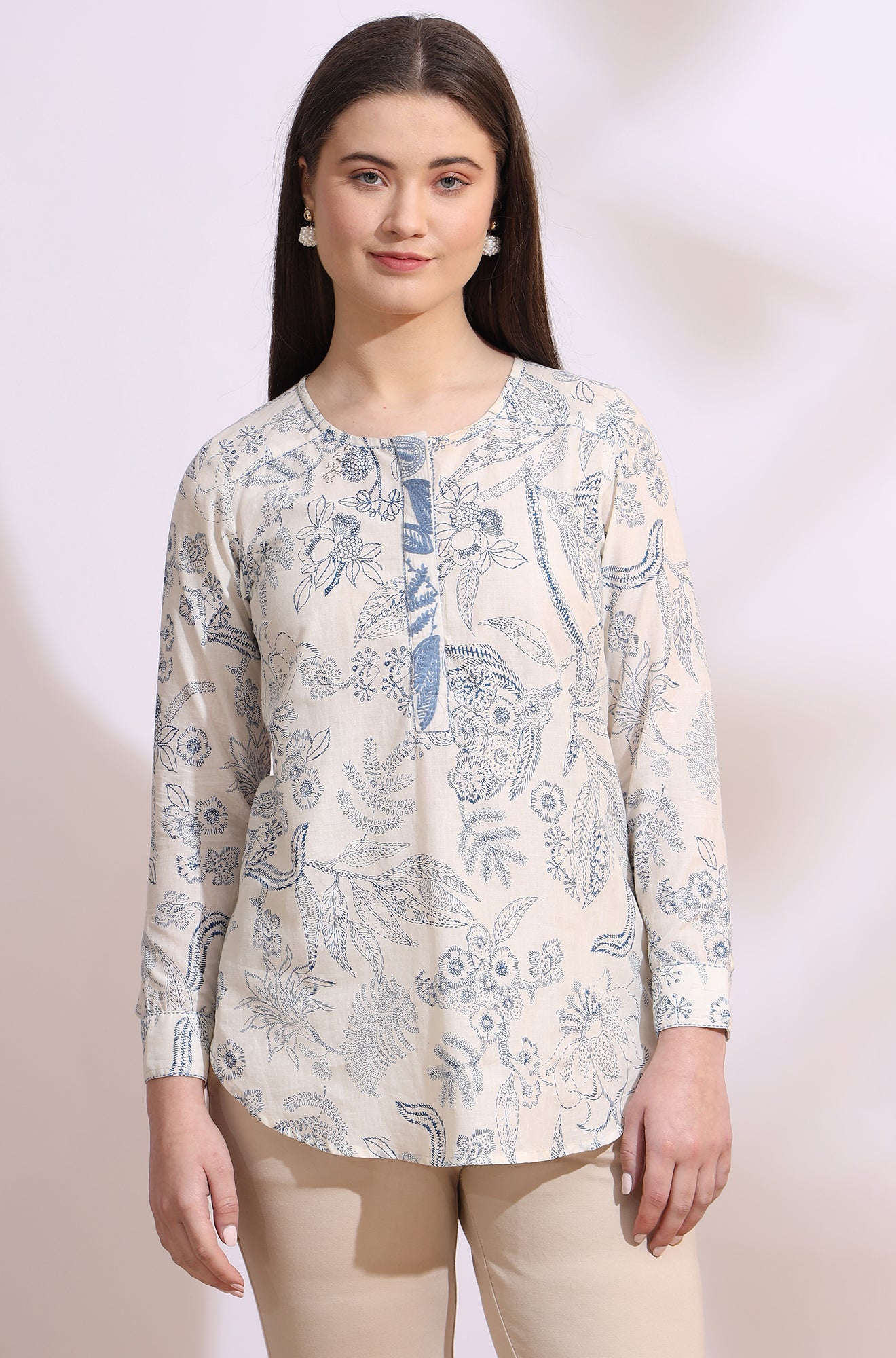 【新品未使用】Organdy Embroider Tops 新品未使用】Organdy Embroider Tops