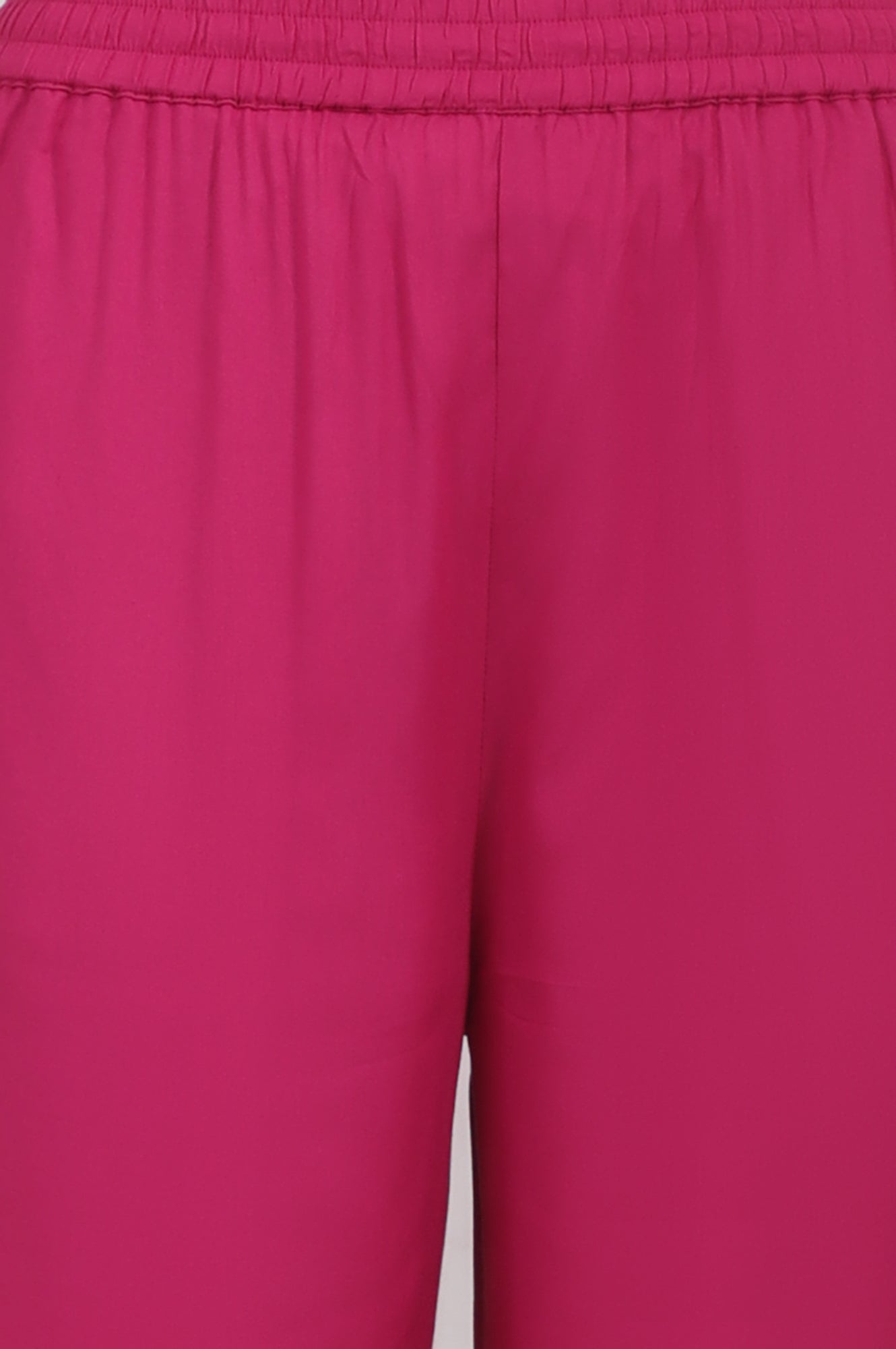 Blue Floral Printed Straight Shantung Kurta and Pants Set